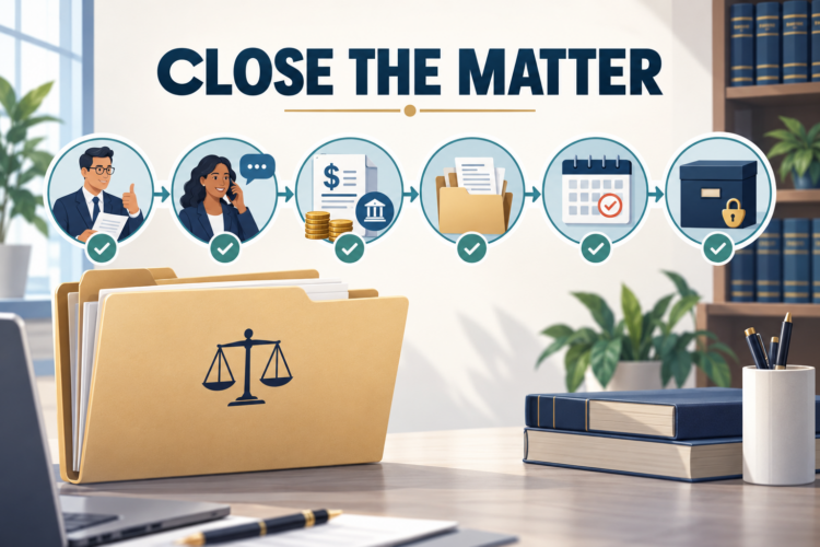 A Matter Isn’t Finished Until the Office Closes It